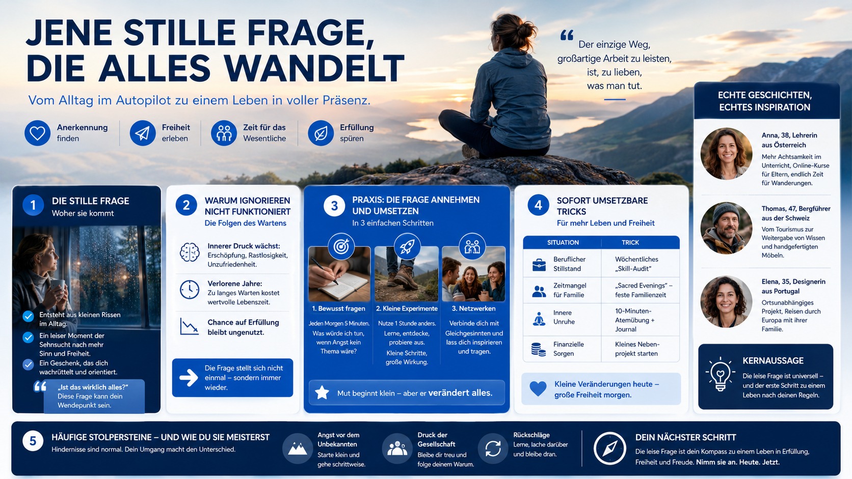Infografik Jene stille Frage die alles wandelt Infografik Jene stille Frage die alles wandelt
