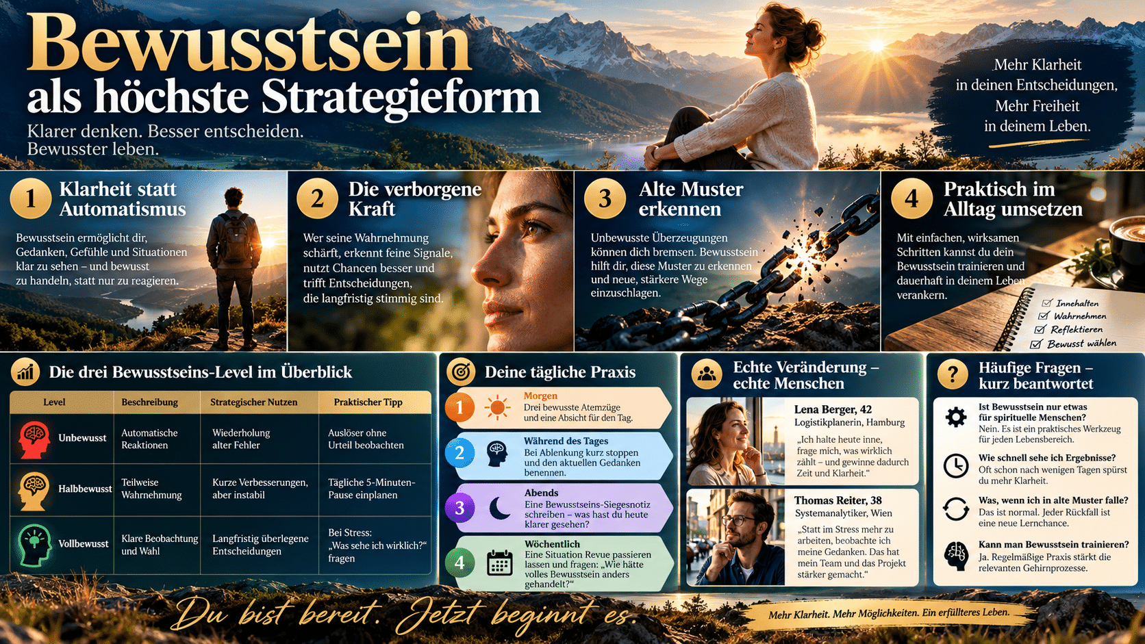 Bewusstsein als höchste Strategieform