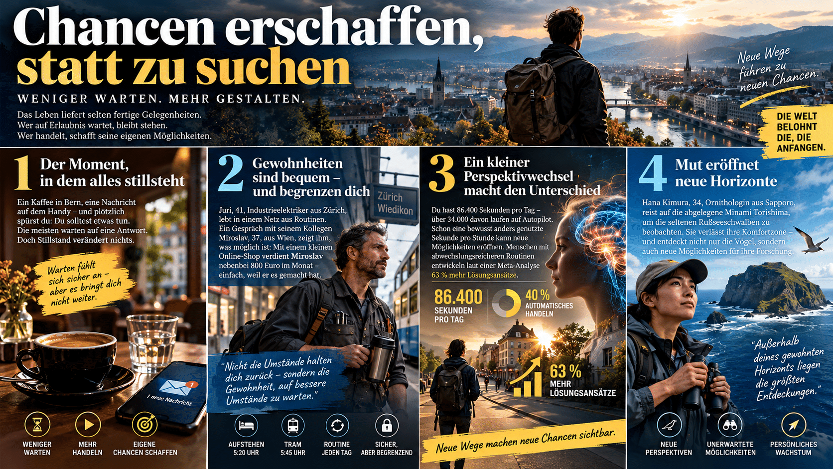 Chancen erschaffen, Wege gestalten
