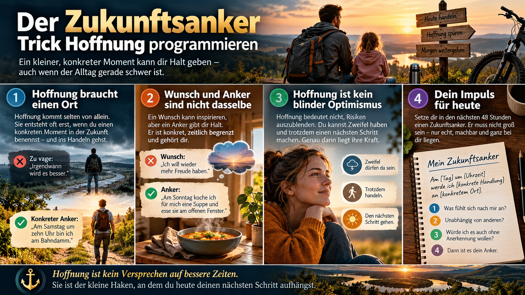 Der Zukunftsanker Hoffnung gestalten