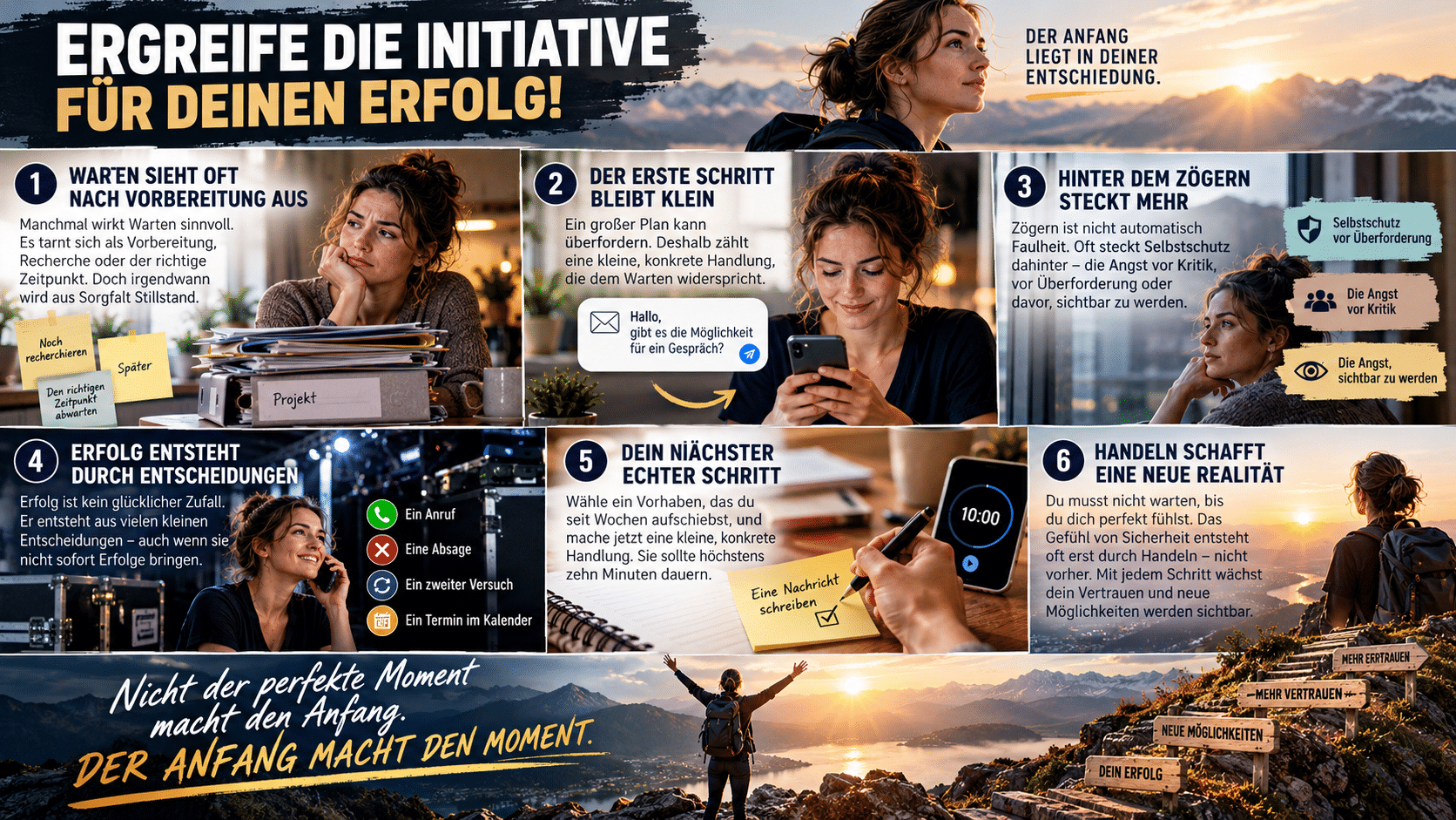 Ergreife die Initiative für deinen Erfolg