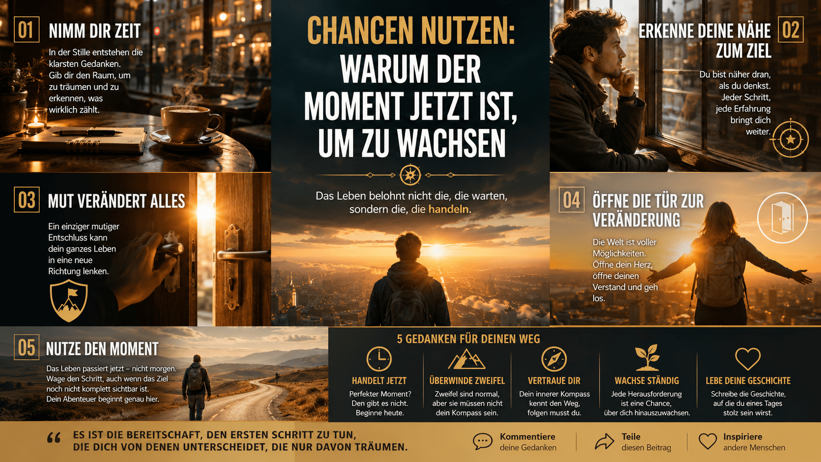 Infografik Chancen nutzen Warum der Moment jetzt ist, um zu wachsen Infografik Chancen nutzen Warum der Moment jetzt ist, um zu wachsen