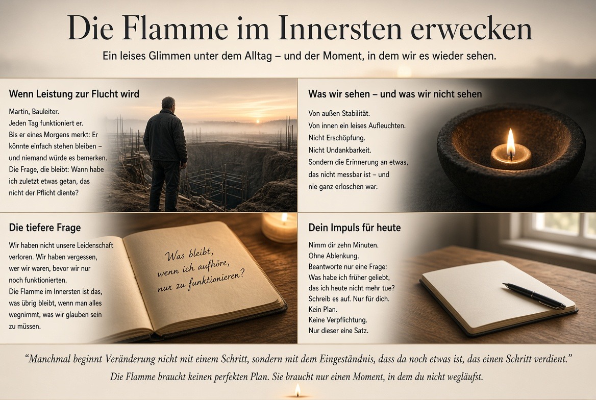 Infografik Die Flamme im Innersten erwecken Infografik Die Flamme im Innersten erwecken