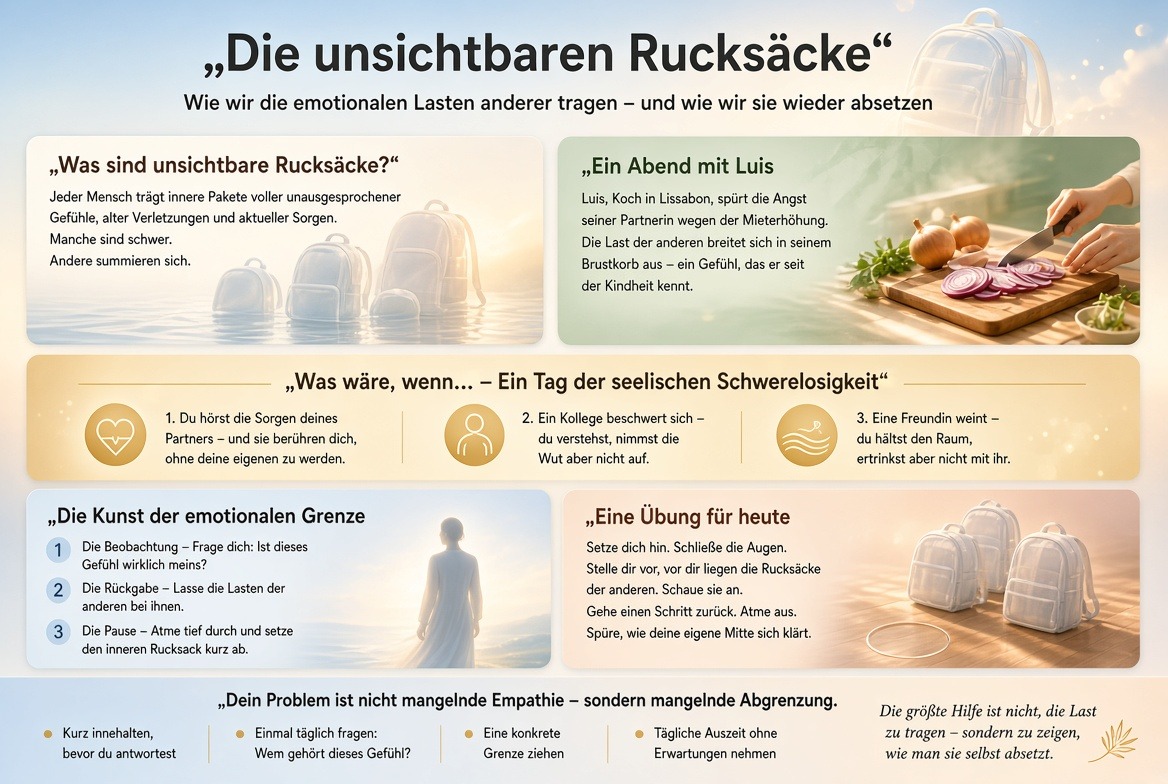 Infografik Die unsichtbaren Rucksäcke Infografik Die unsichtbaren Rucksäcke