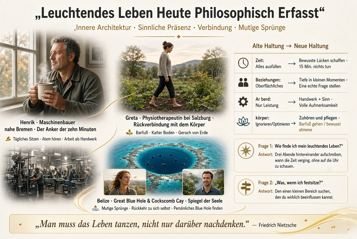 Infografik Leuchtendes Leben Heute Philosophisch Erfasst Infografik Leuchtendes Leben Heute Philosophisch Erfasst