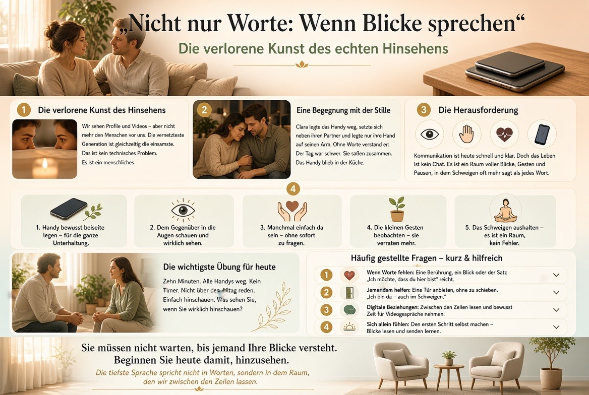Infografik Nicht nur Worte Wenn Blicke sprechen Infografik Nicht nur Worte Wenn Blicke sprechen