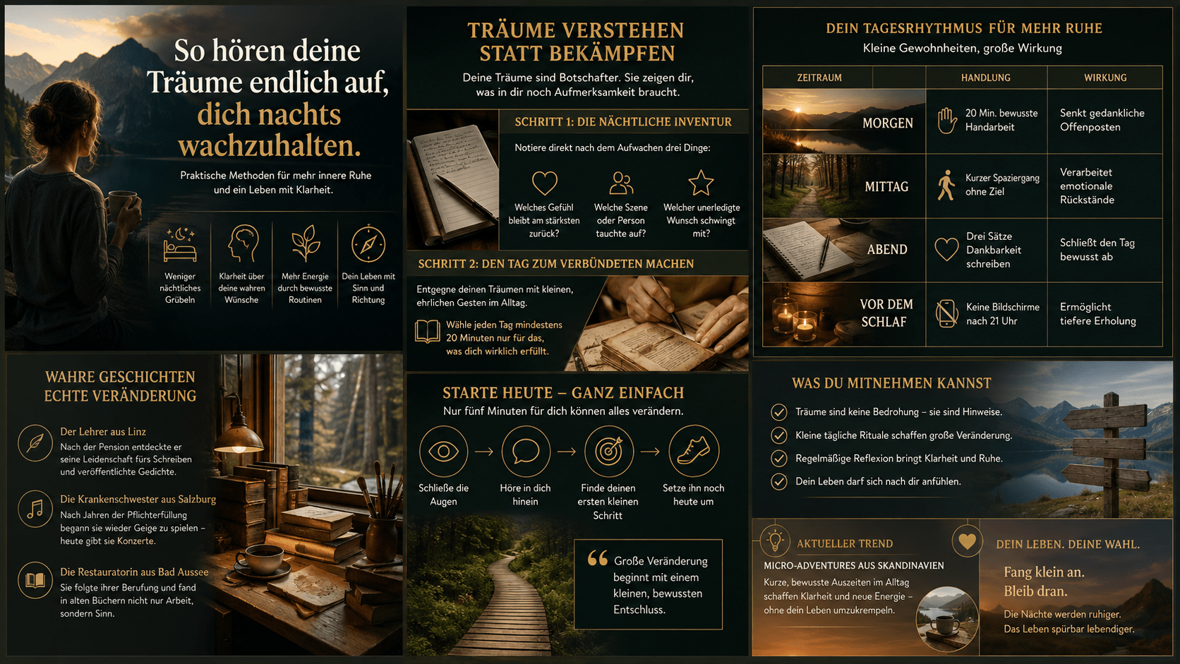 Infografik So hören deine Träume endlich auf, dich nachts wachzuhalten. Infografik So hören deine Träume endlich auf, dich nachts wachzuhalten.