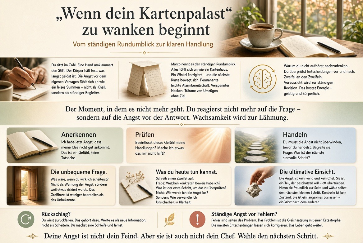 Infografik Wenn dein Kartenpalast zu wanken beginnt Infografik Wenn dein Kartenpalast zu wanken beginnt