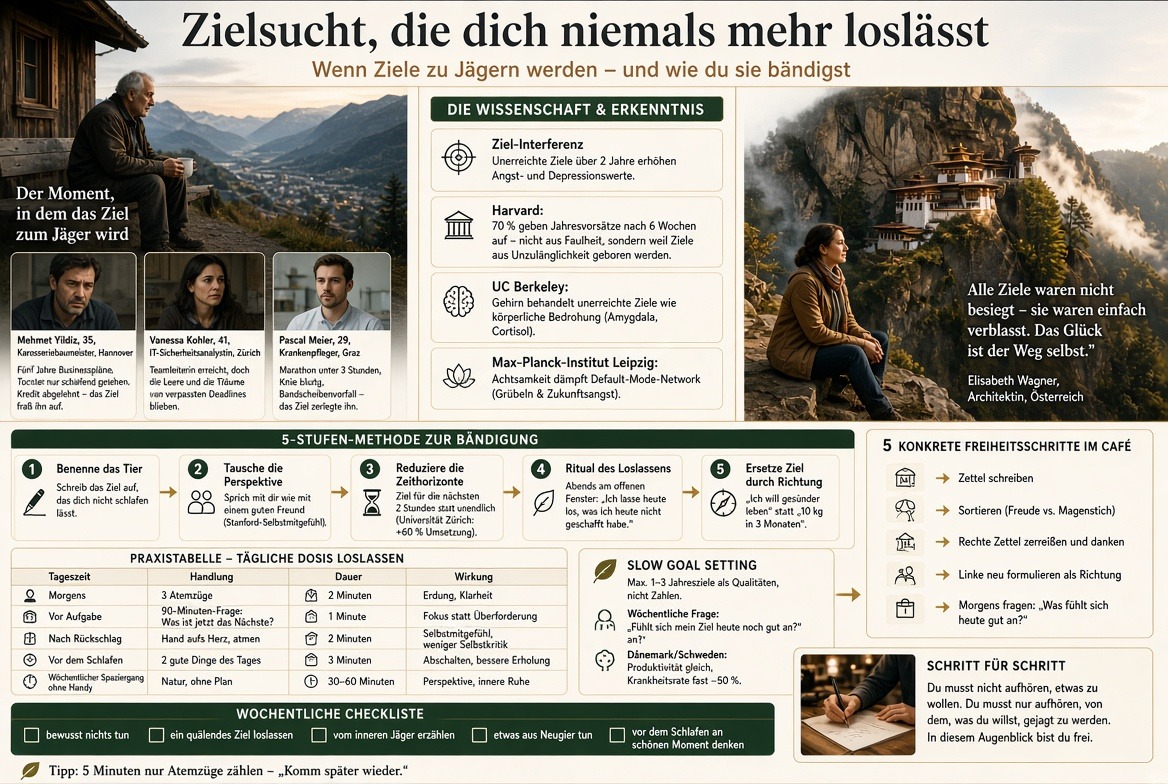 Infografik Zielsucht die dich niemals mehr loslässt Infografik Zielsucht die dich niemals mehr loslässt