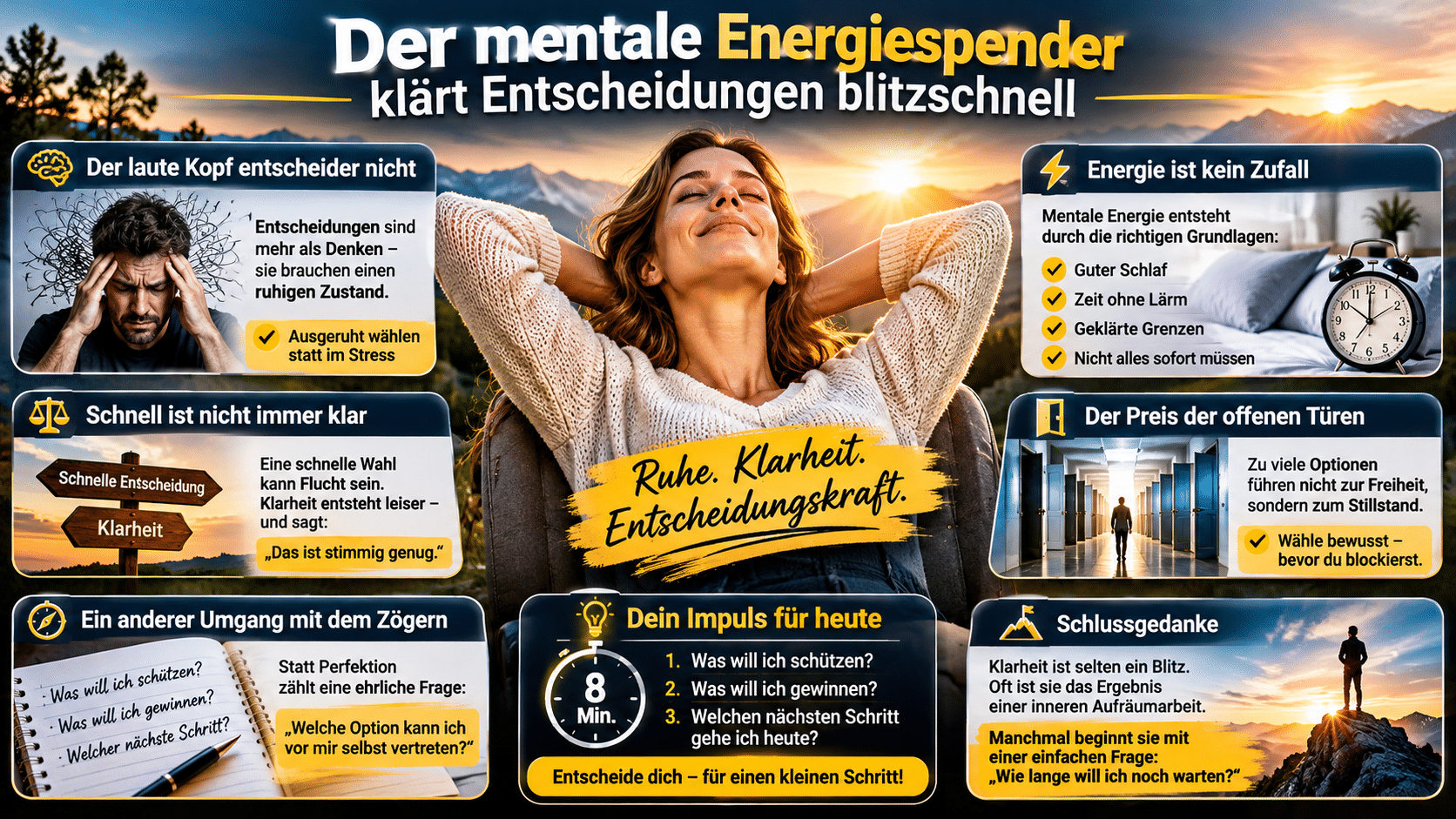 Mentale Klarheit Ruhe, Energie und Entscheidungen 2