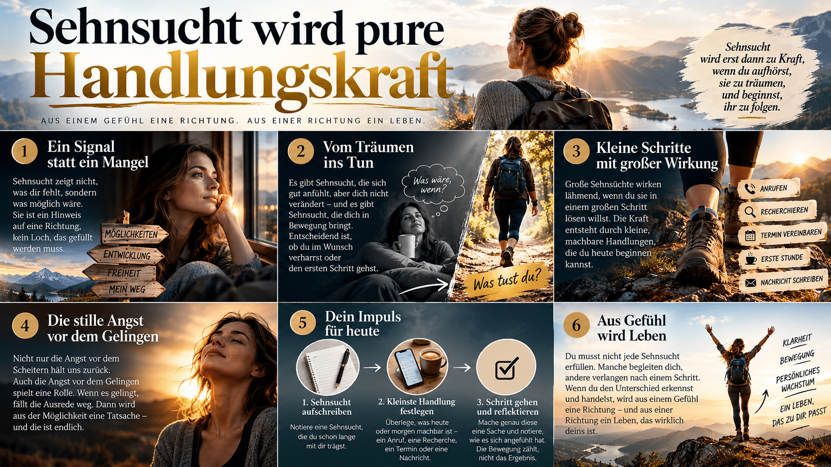 Sehnsucht wird Handlungskraft