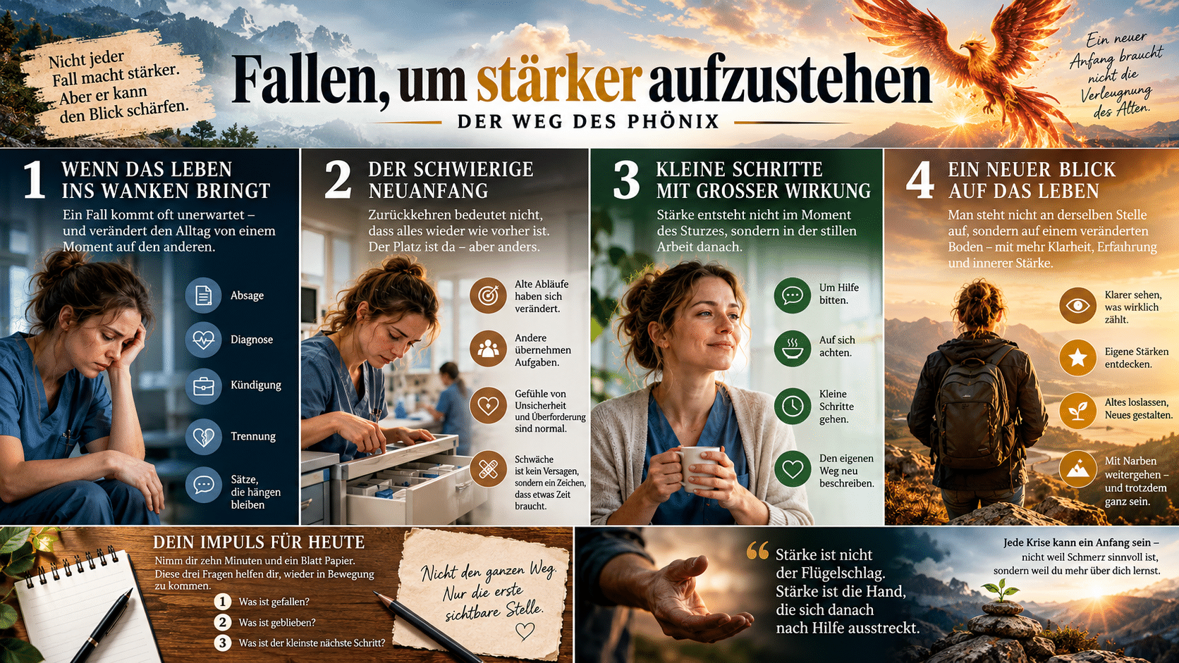 Vom Fall zur neuen Stärke