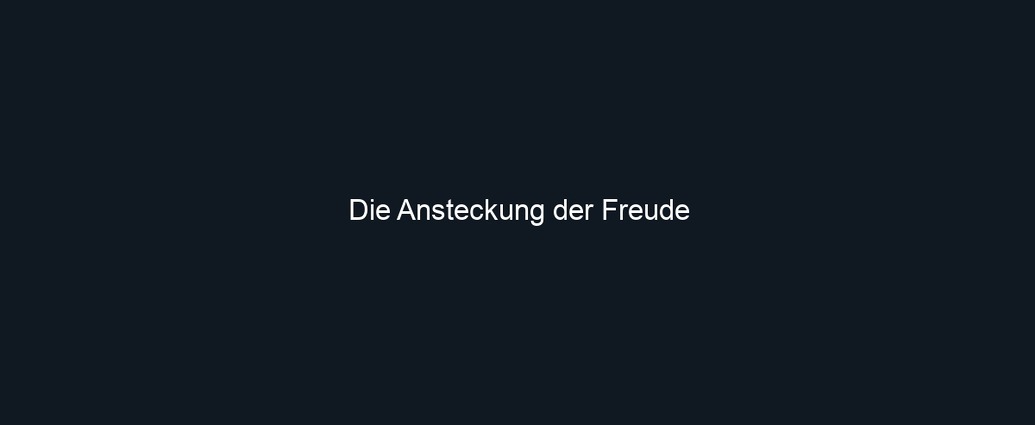 Die Ansteckung der Freude – Buchcover-Bild mit Titeltext vor dunklem Hintergrund für Blogseite über Glück und Resonanz