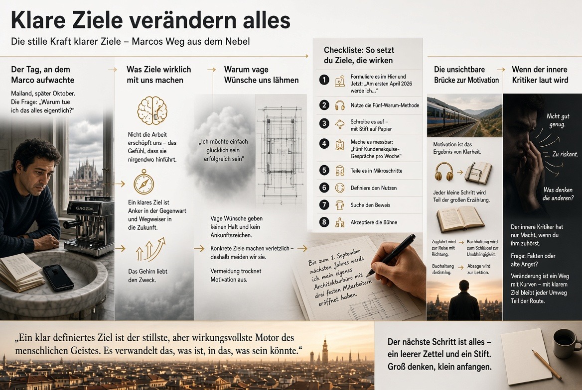 ´Infografik Klare Ziele verändern alles ´Infografik Klare Ziele verändern alles