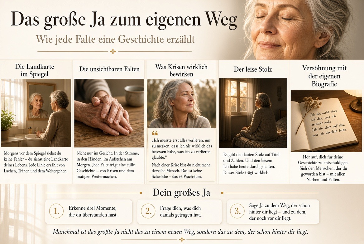 Infografik Das große Ja zum eigenen Weg Infografik Das große Ja zum eigenen Weg