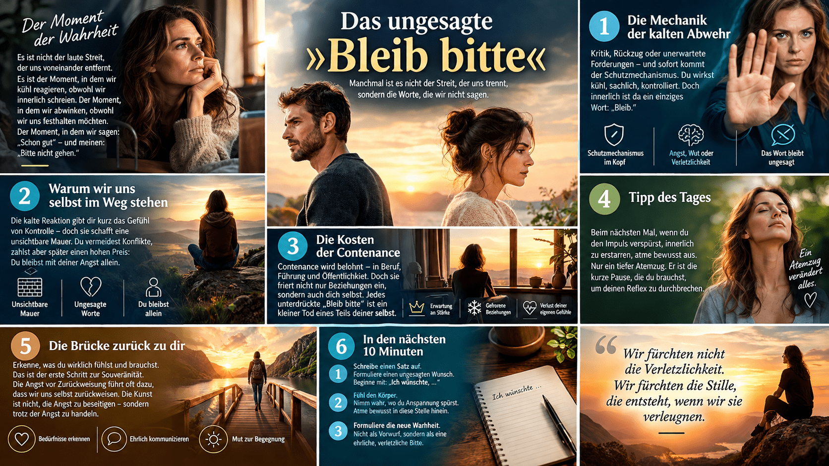 Infografik Das ungesagte »Bleib bitte« Infografik Das ungesagte »Bleib bitte«