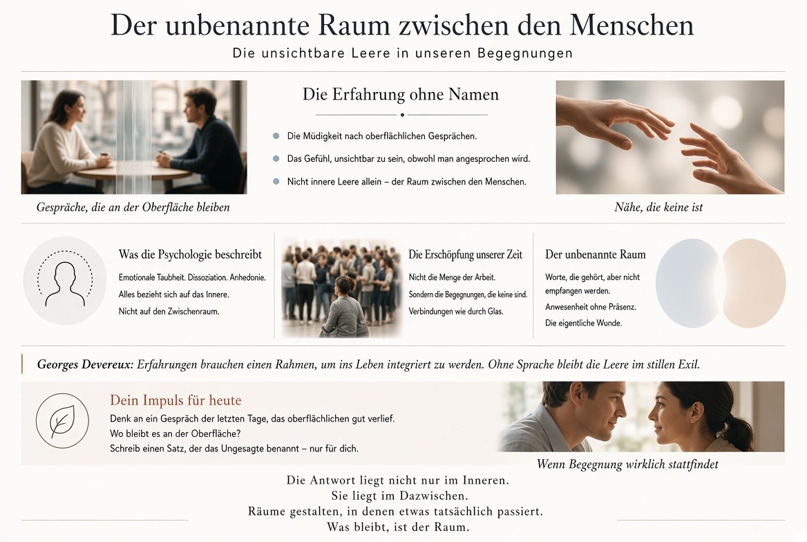 Infografik Der unbenannte Raum zwischen den Menschen Infografik Der unbenannte Raum zwischen den Menschen