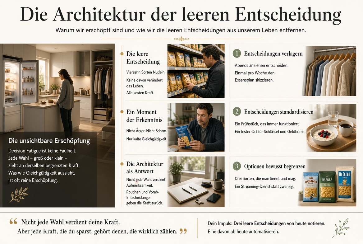 Infografik Die Architektur der leeren Entscheidung Infografik Die Architektur der leeren Entscheidung