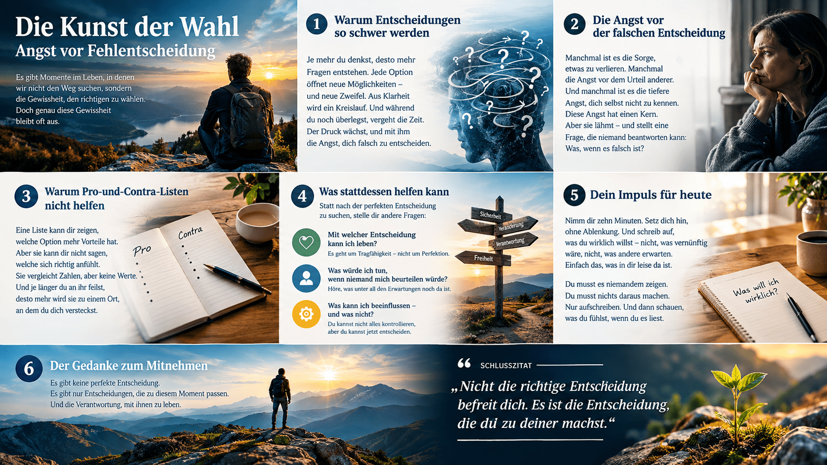 Infografik Die Kunst der Wahl Angst vor Fehlentscheidung Infografik Die Kunst der Wahl Angst vor Fehlentscheidung