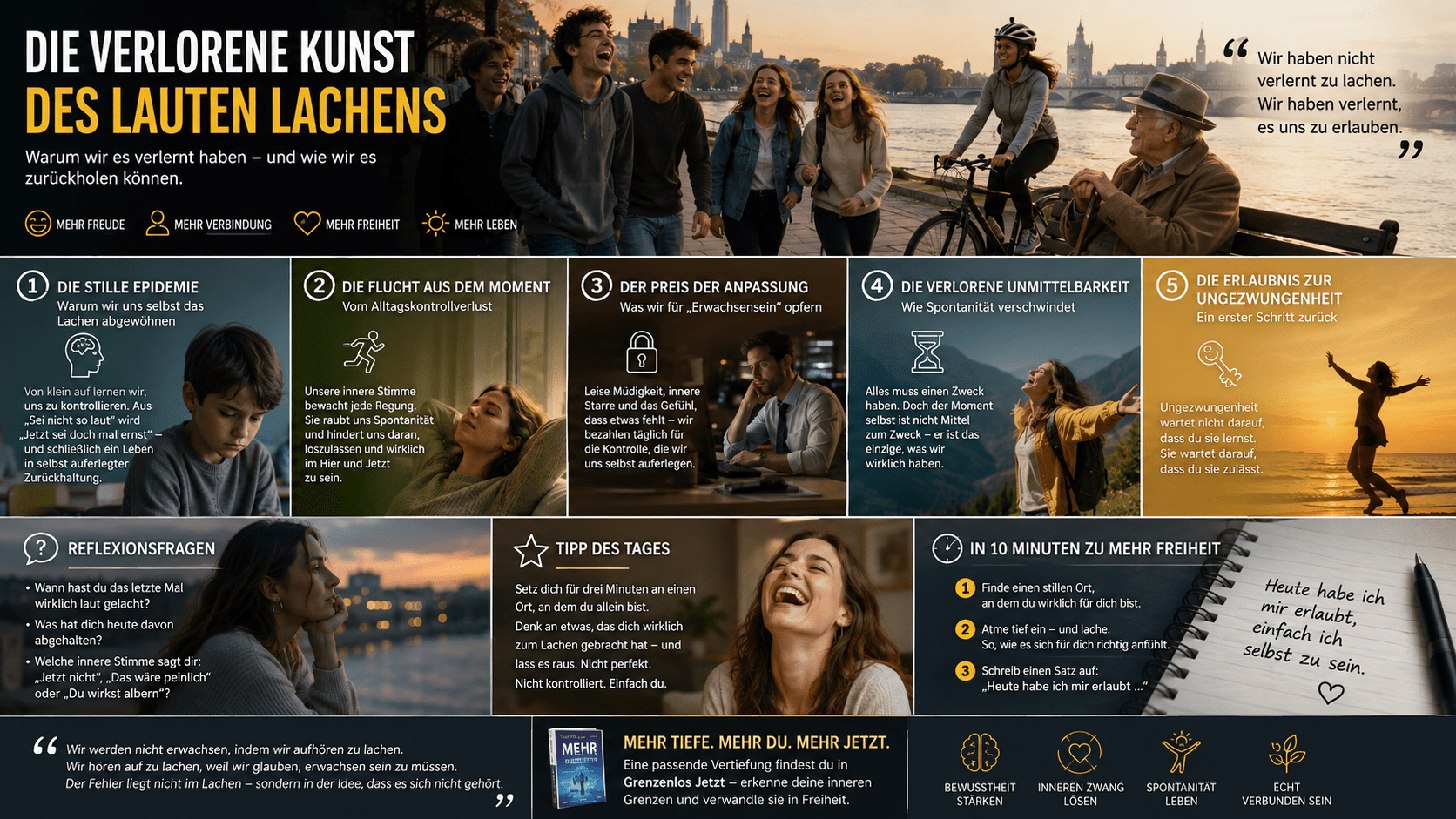 Infografik Die verlorene Kunst des lauten Lachens Infografik Die verlorene Kunst des lauten Lachens