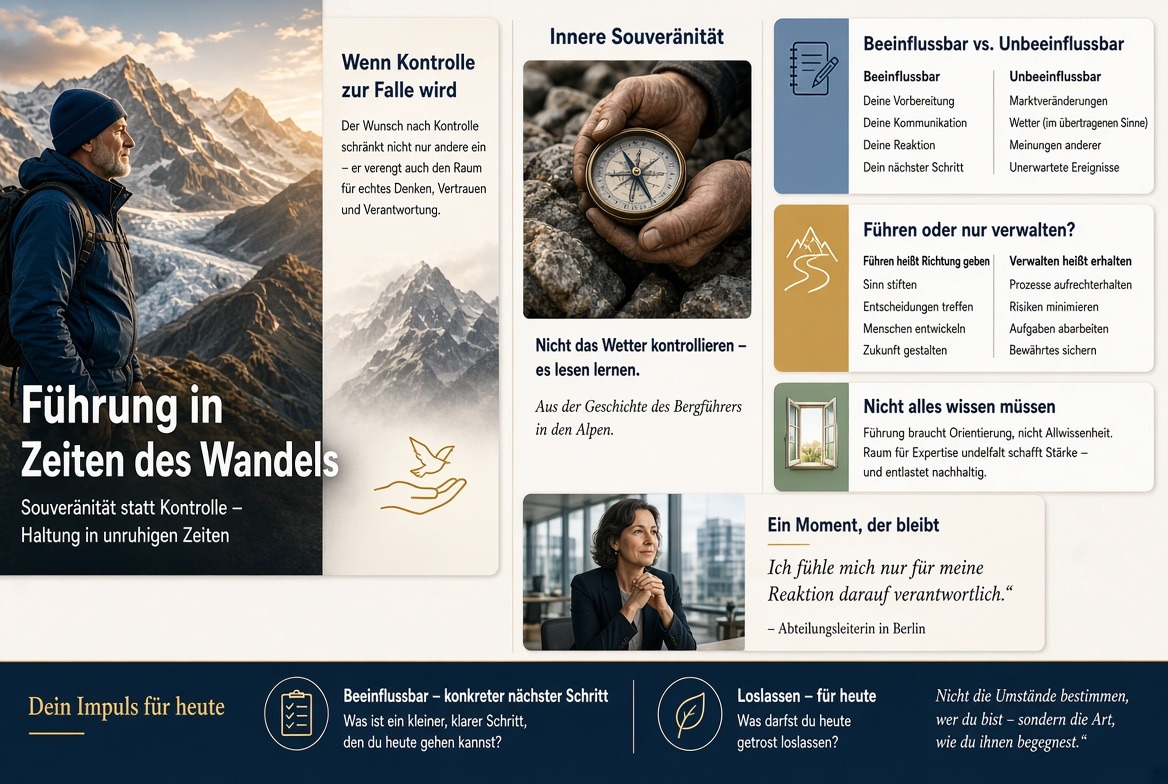 Infografik Führung in Zeiten des Wandels Infografik Führung in Zeiten des Wandels