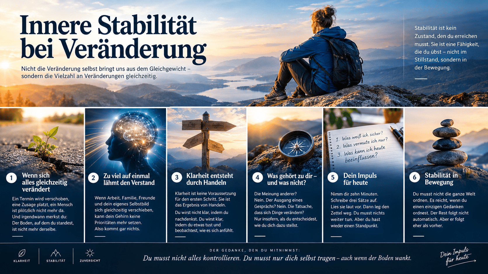 Infografik Innere Stabilität bei Veränderung Infografik Innere Stabilität bei Veränderung