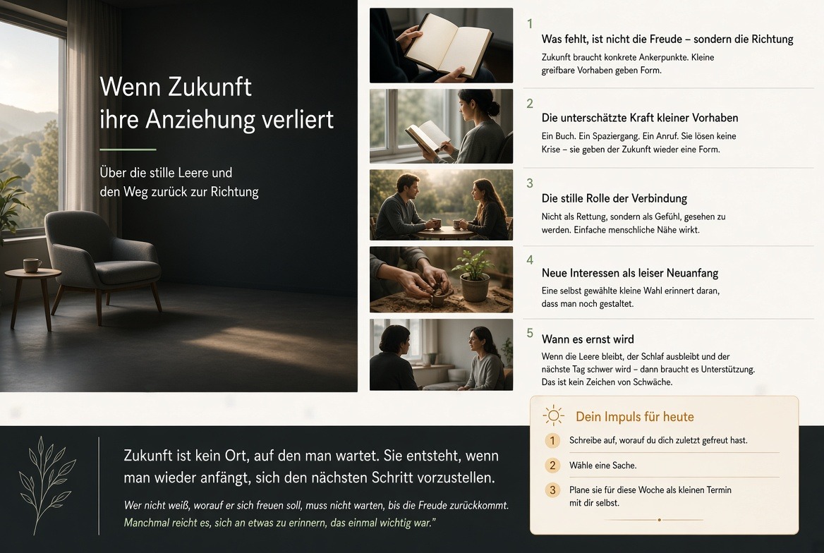 Infografik Wenn Zukunft ihre Anziehung verliert Infografik Wenn Zukunft ihre Anziehung verliert