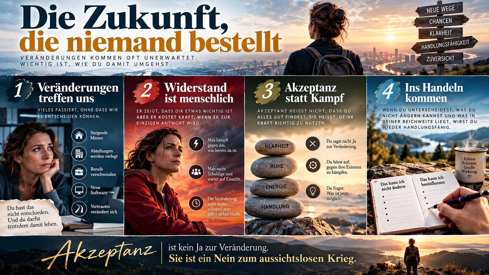 Akzeptanz statt aussichtslosem Krieg