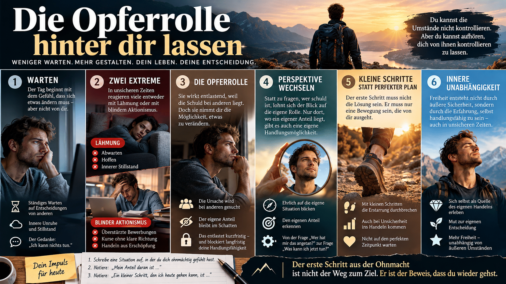 Aus der Opferrolle in die Selbstwirksamkeit