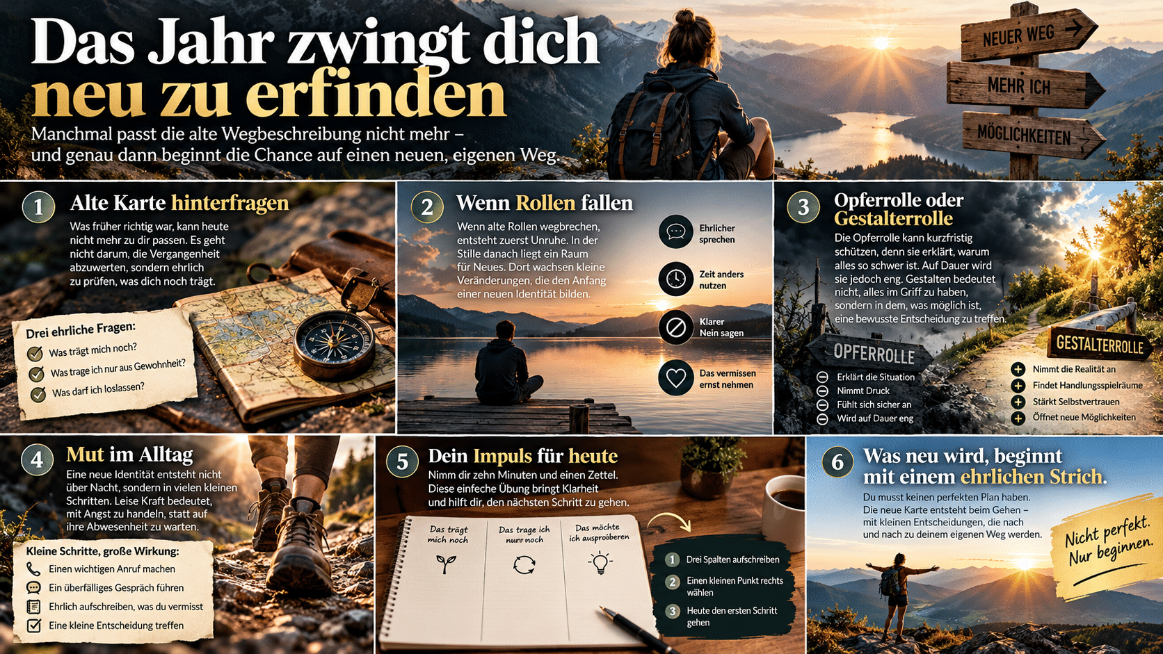 Das Jahr zwingt dich, neu zu erfinden Das Jahr zwingt dich, neu zu erfinden