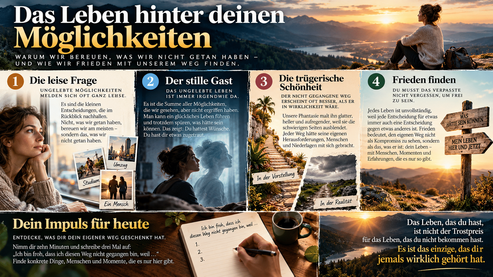 Das Leben hinter deinen Möglichkeiten