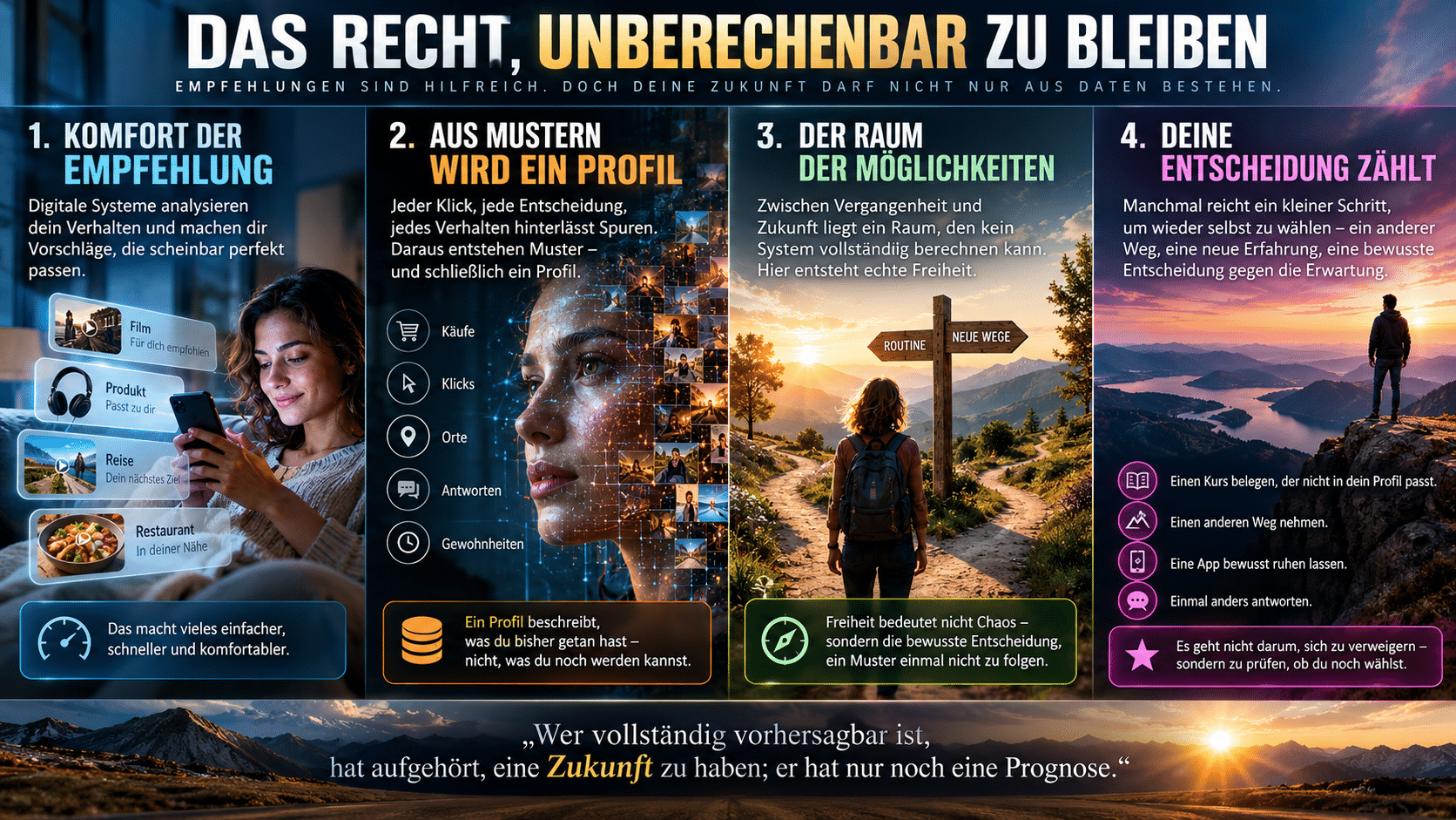 Das Recht, unberechenbar zu bleiben