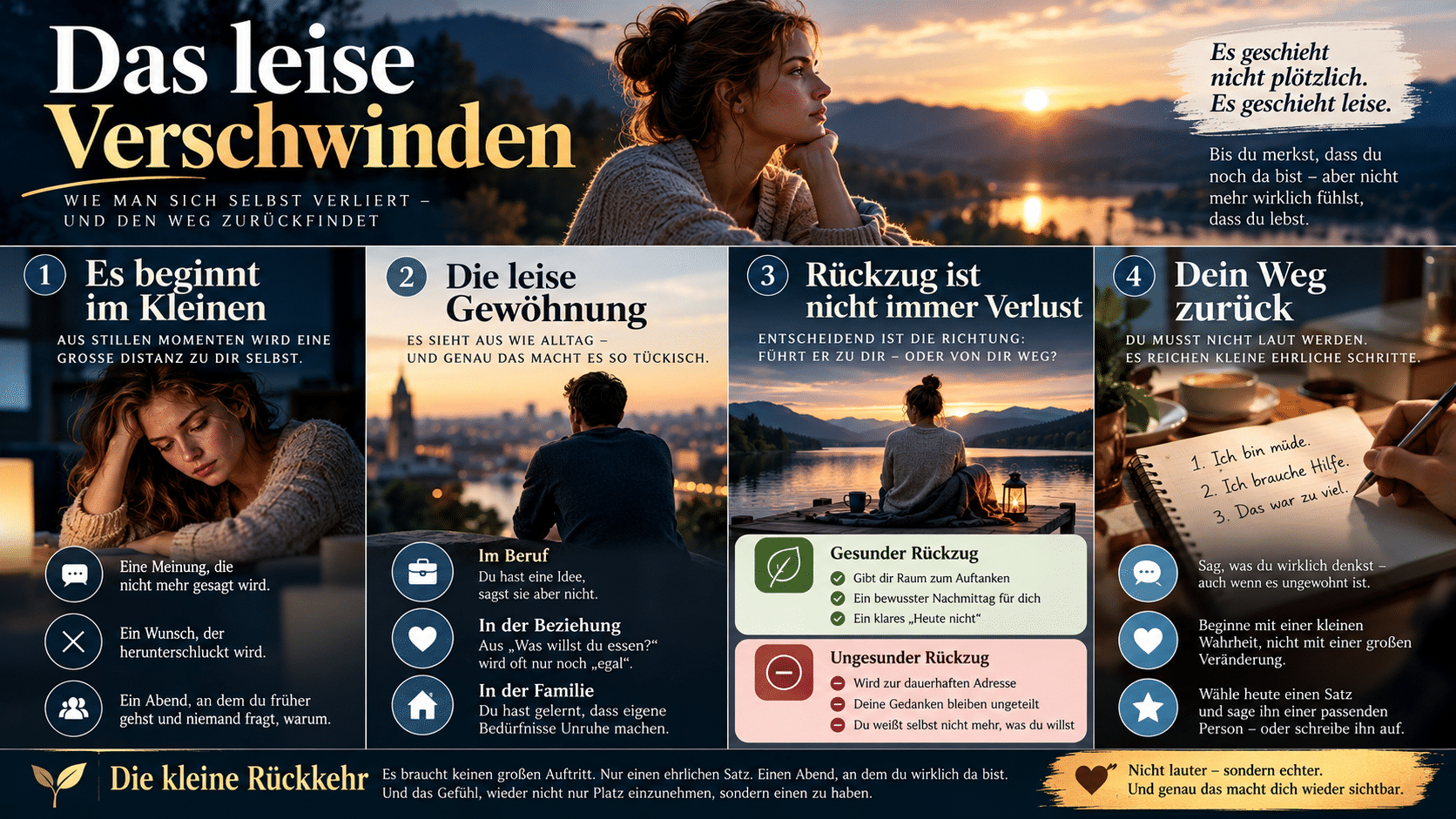 Das leise Verschwinden Der Weg zurück zu dir