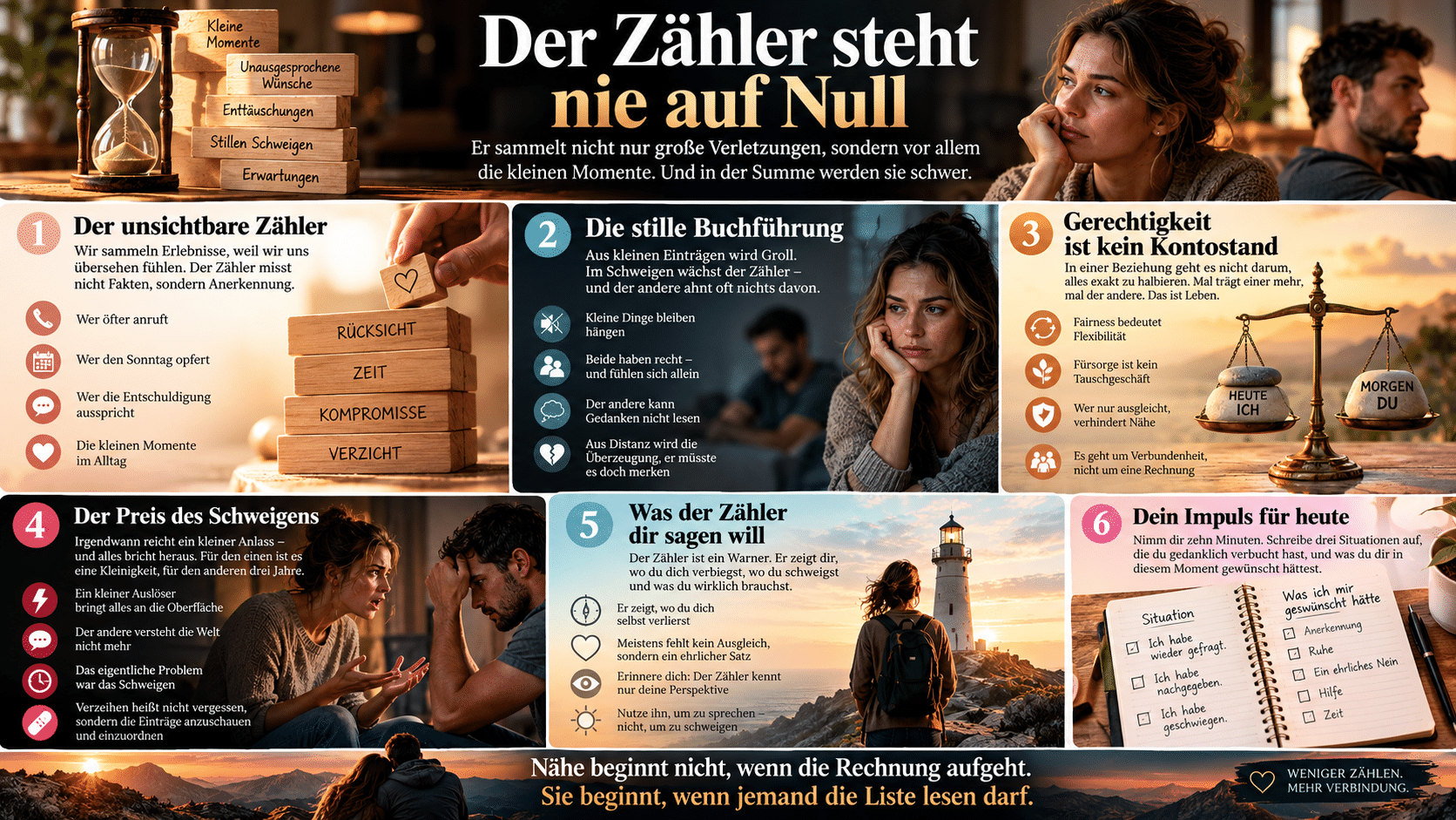 Der Zähler steht nie auf Null