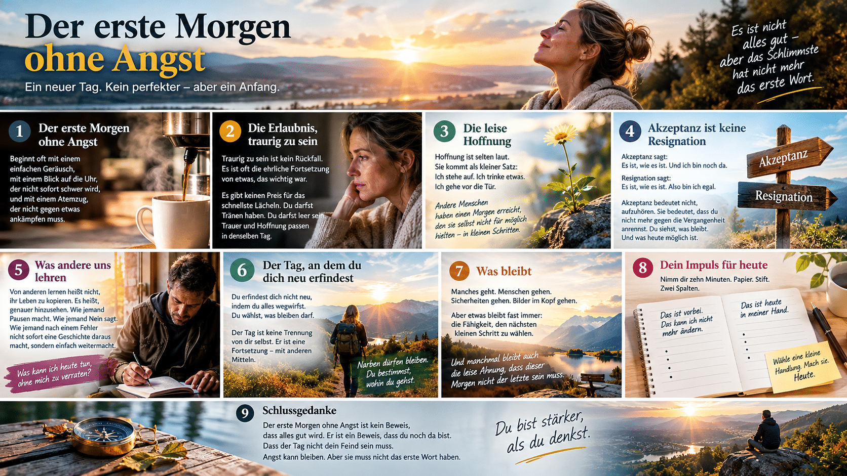 Der erste Morgen ohne Angst Der erste Morgen ohne Angst