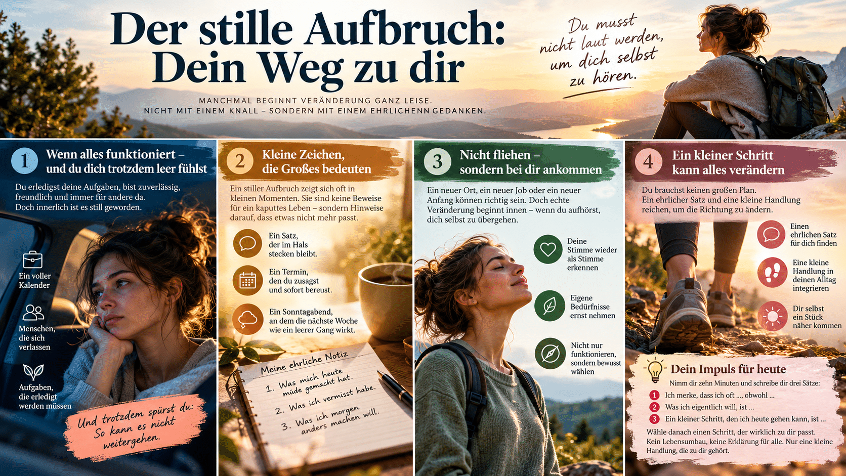 Der stille Aufbruch zu dir Der stille Aufbruch zu dir