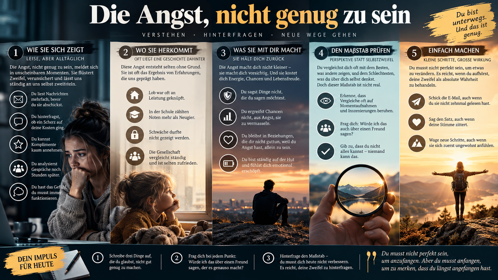 Die Angst, nicht genug zu sein
