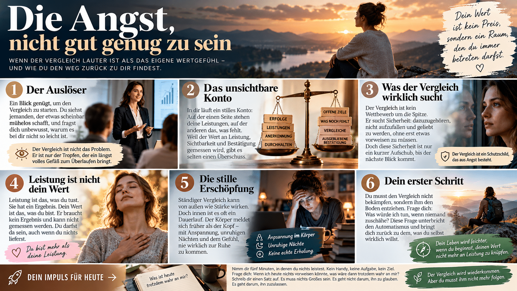 Die Angst, nicht gut genug zu sein Die Angst, nicht gut genug zu sein