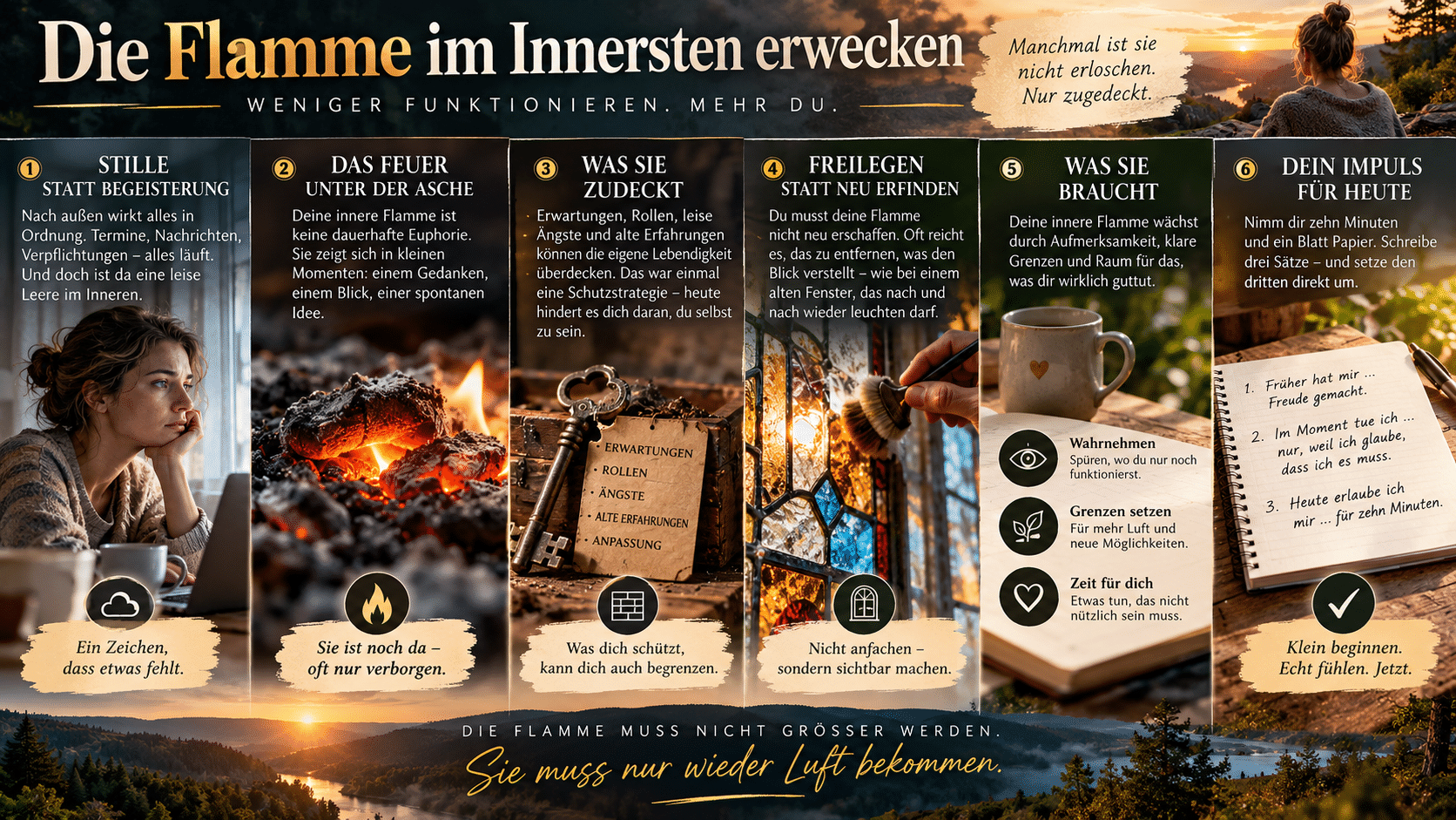 Die Flamme im Innersten erwecken Die Flamme im Innersten erwecken