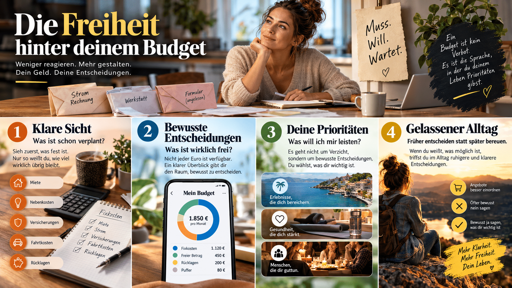 Die Freiheit hinter deinem Budget
