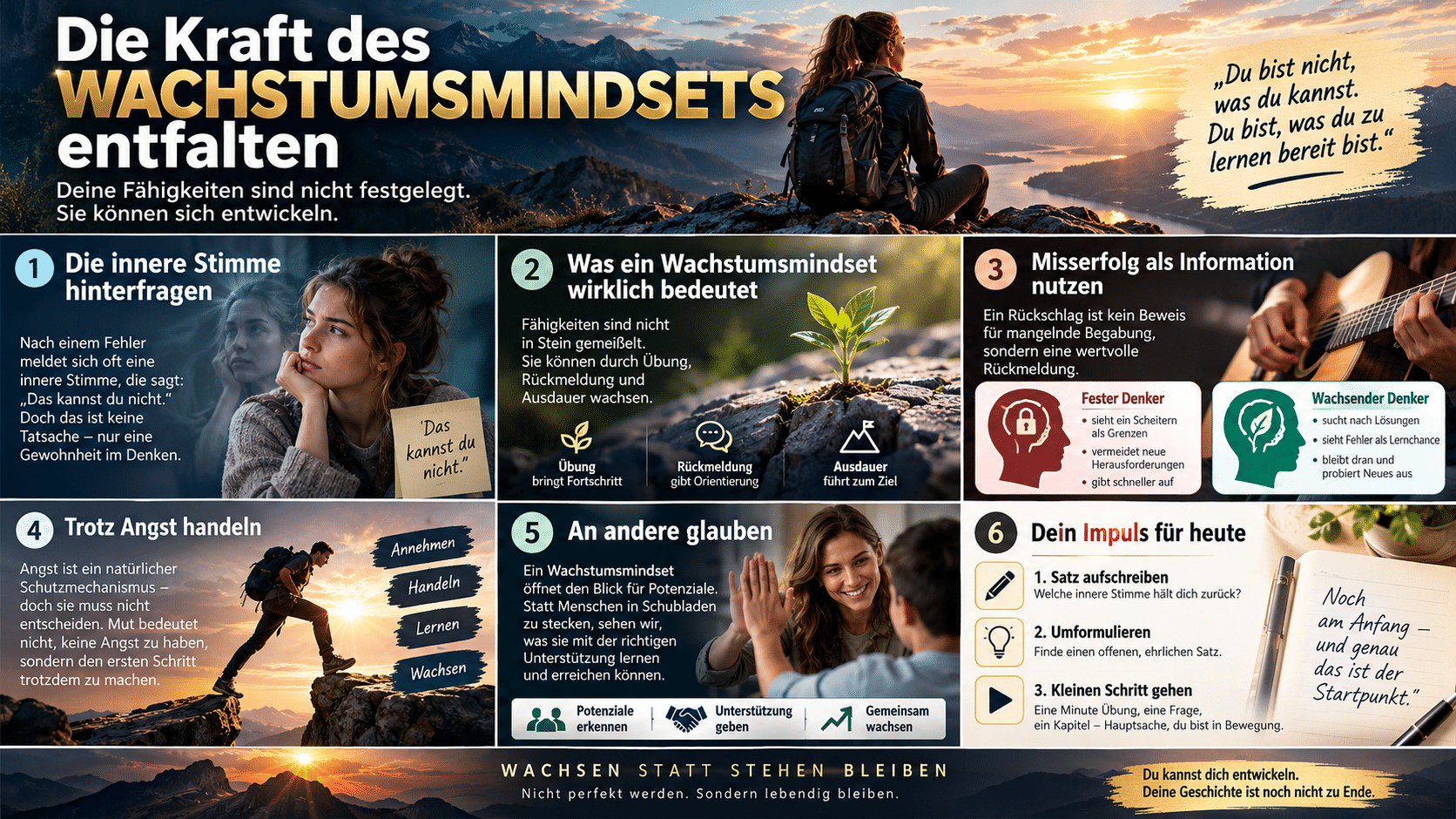 Die Kraft des Wachstums mindset