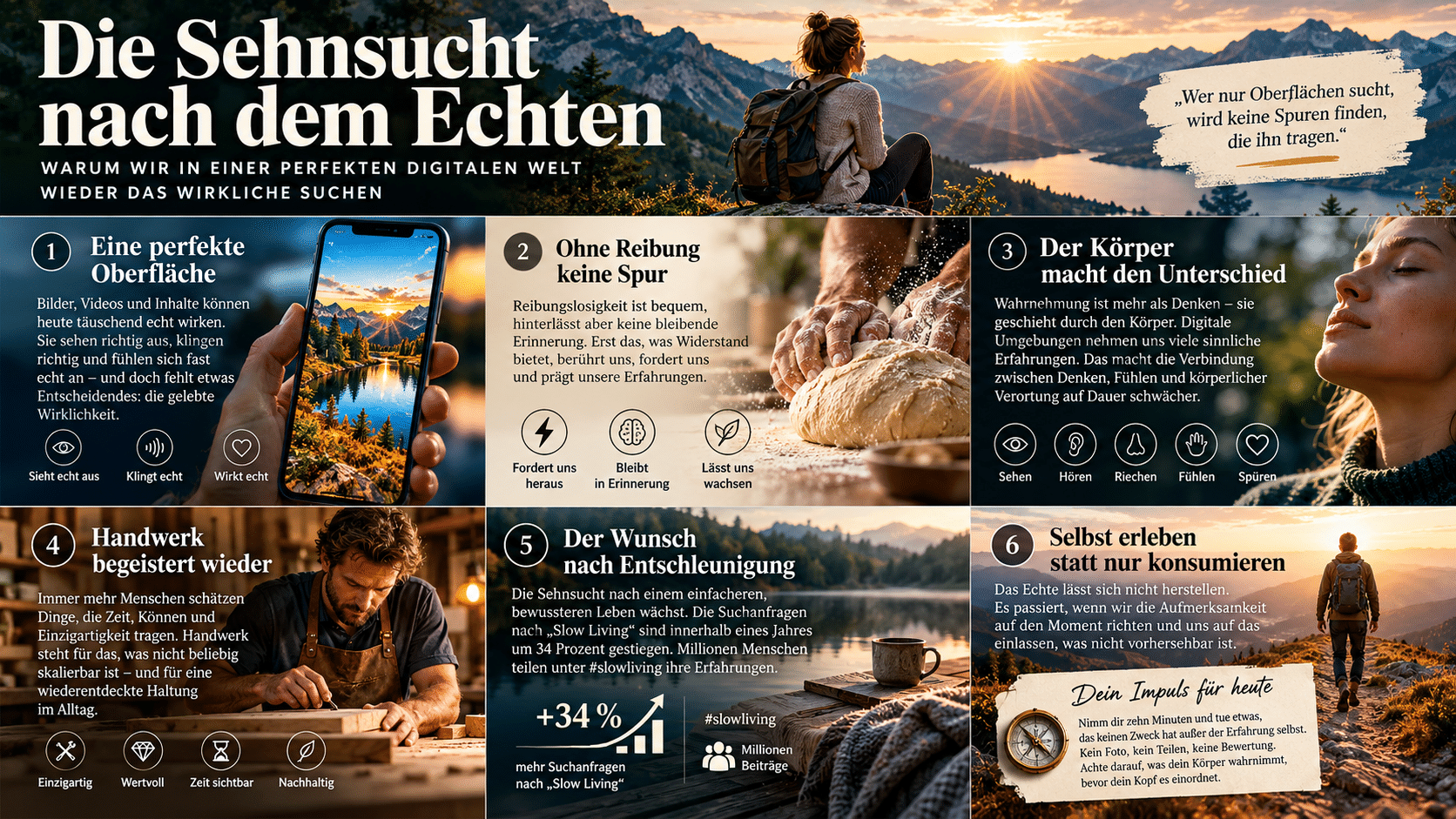 Die Sehnsucht nach dem Echten