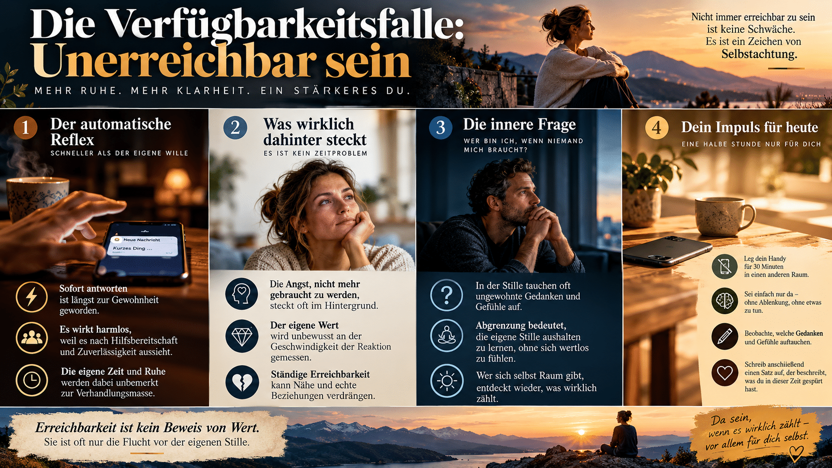 Die Verfügbarkeitsfalle Raum für dich