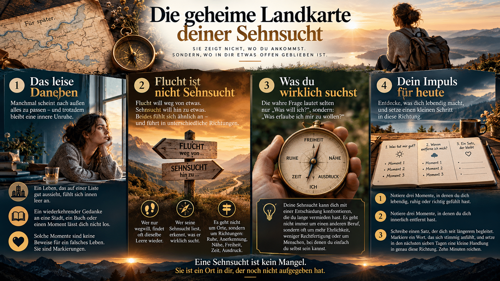 Die geheime Landkarte deiner Sehnsucht