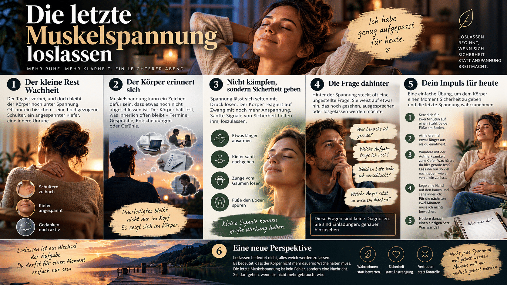 Die letzte Muskelspannung loslassen