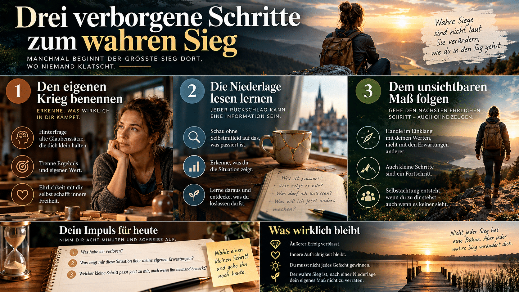 Drei verborgene Schritte zum wahren Sieg