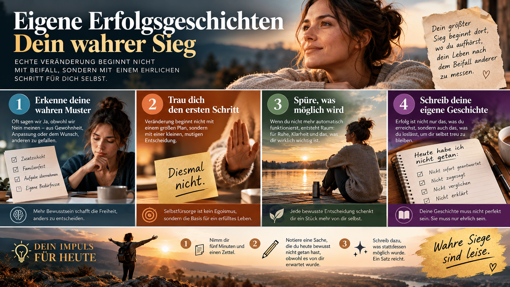 Eigene Erfolgsgeschichten Dein wahrer Sieg