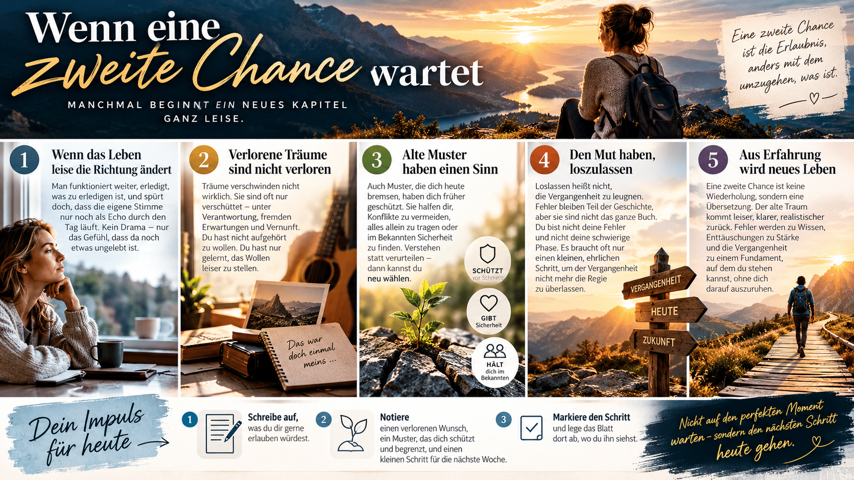 Eine zweite Chance – Schritt für Schritt Eine zweite Chance – Schritt für Schritt