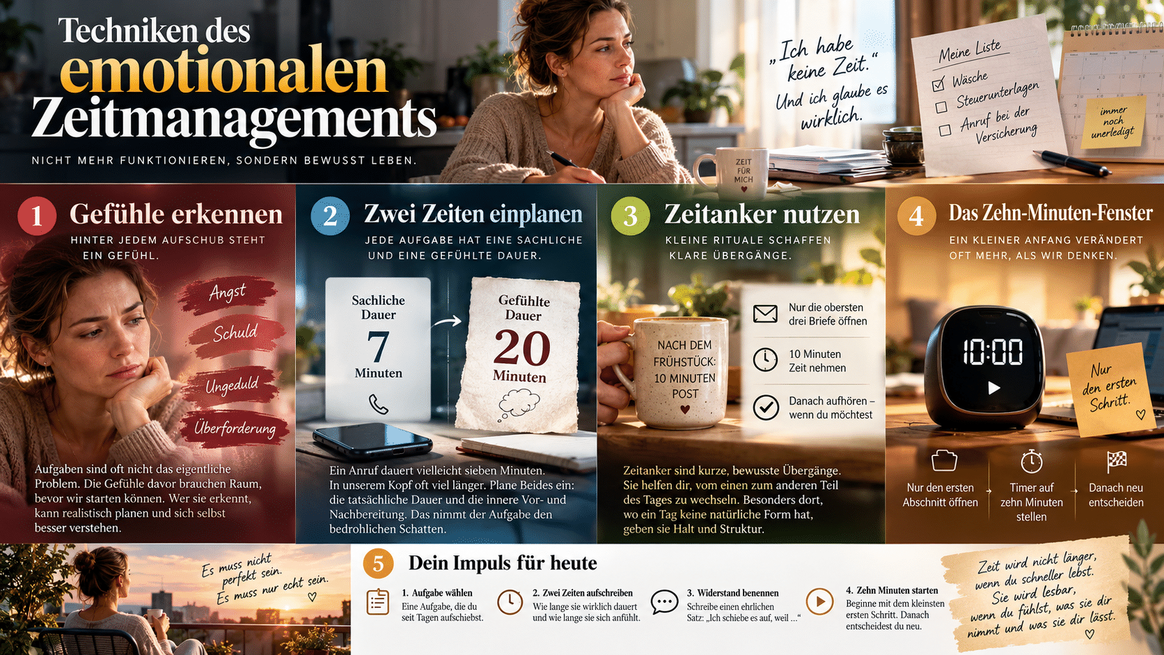 Emotionales Zeitmanagement bewusst erleben Emotionales Zeitmanagement bewusst erleben