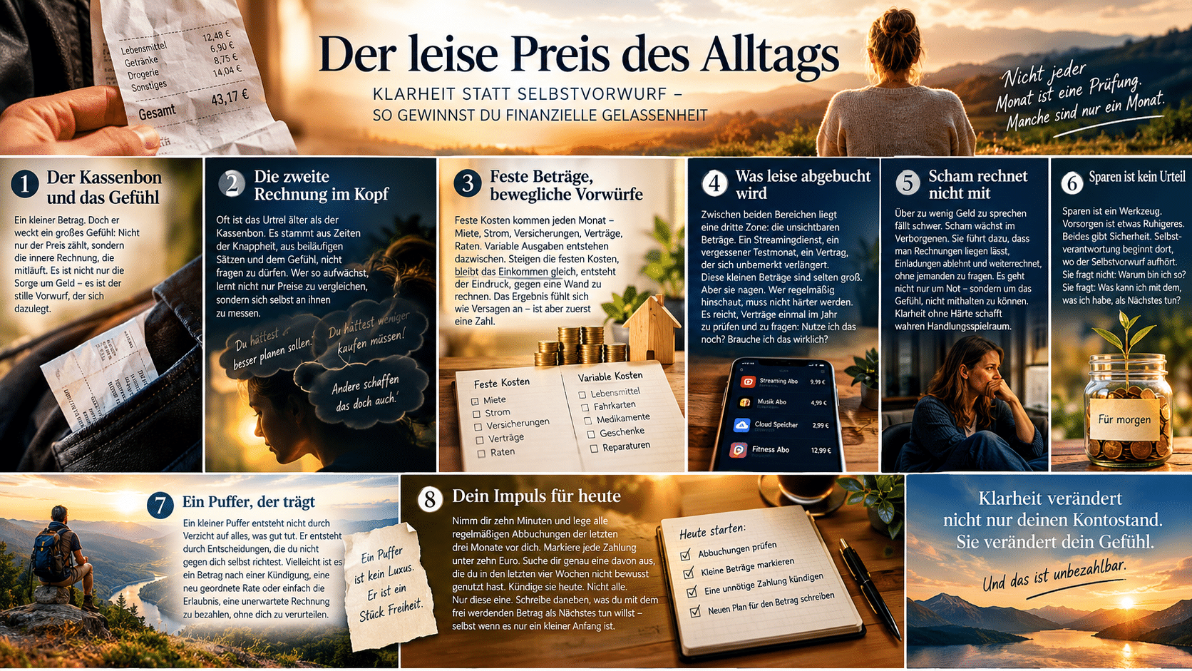 Finanzielle Gelassenheit im Alltag Finanzielle Gelassenheit im Alltag